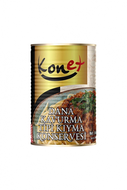 Dana Kavurma Tipi Kıyma Konservesi 800g - Pratik Ve Lezzetli Hazır Yemek