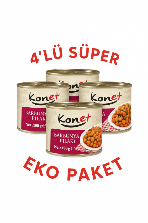 Barbunya Pilaki 4x190 Gr Eko Paket
